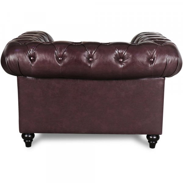 Fauteuil Chesterfield Brackley en cuir