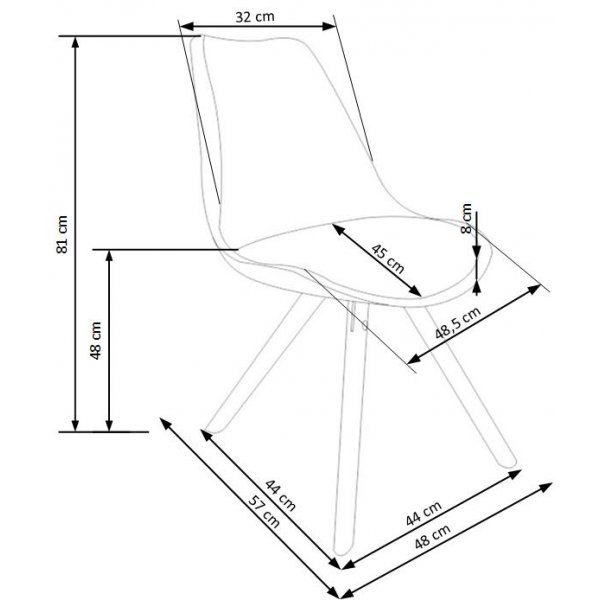 Stol Wilmer - Turkos