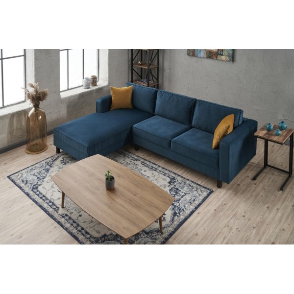 Kale divansoffa vnster - Bl sammet