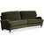 Kvarsebo Howard 3-sits svngd soffa - Mossgrn (Sammet)
