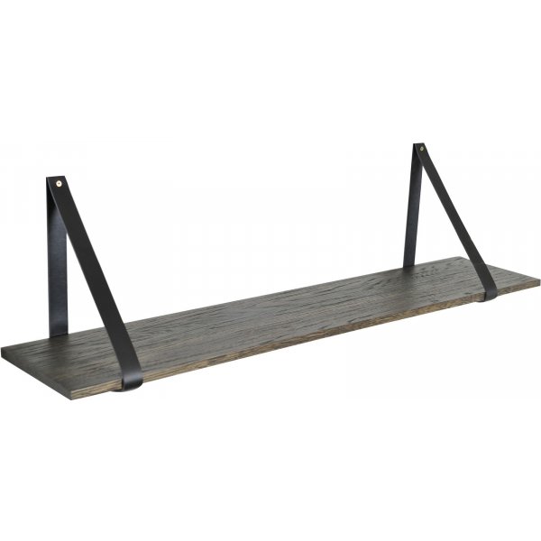 Frikk wandplank 100 cm - Bruin gelakt eikenhout Frikk wandplank 100 cm - Bruin gelakt eikenhout