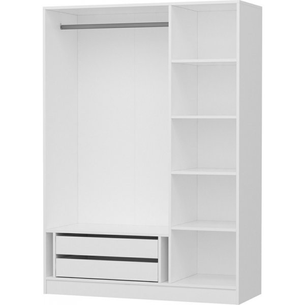 Kapeto garderob 135 cm - Vit Kapeto garderob 135 cm - Vit