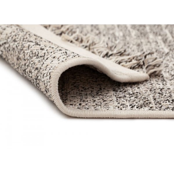 Plat geweven vloerkleed Granaat - Creme/Grijs Plat geweven vloerkleed Granaat - Creme/Grijs