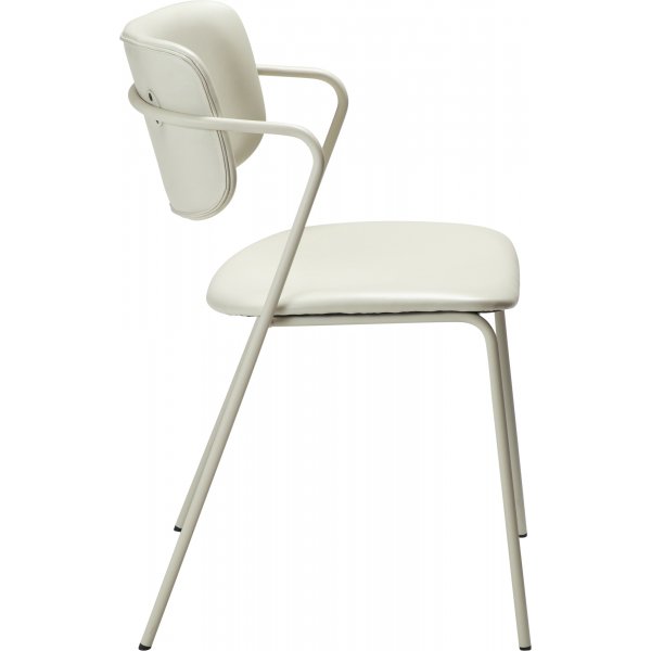 Chaise de salle à manger Zed - PU blanc Chaise de salle à manger Zed - PU blanc