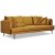 Smilla 3-sits soffa - Guldbrun sammet