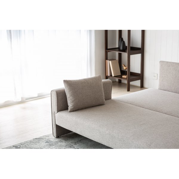 Slaapbank 210 cm beige - Bella + Vlekverwijderaar voor meubels Slaapbank 210 cm beige - Bella + Vlekverwijderaar voor meubels