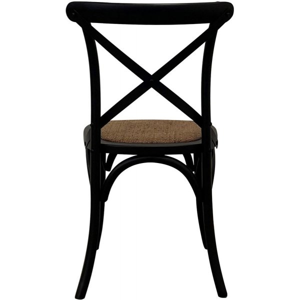 Holmstorp matstol - Antik mattsvart