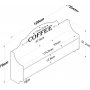 Jericho plank 137 - Walnoot/wit
