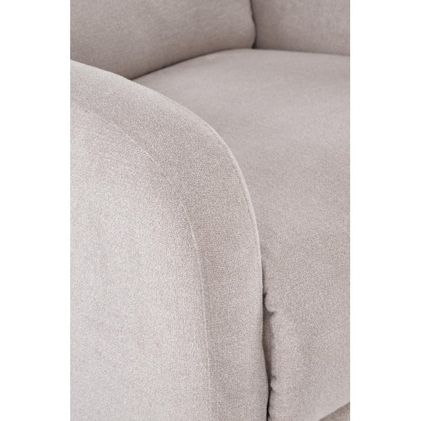 Ljusbeige Reclinerftlj elektrisk