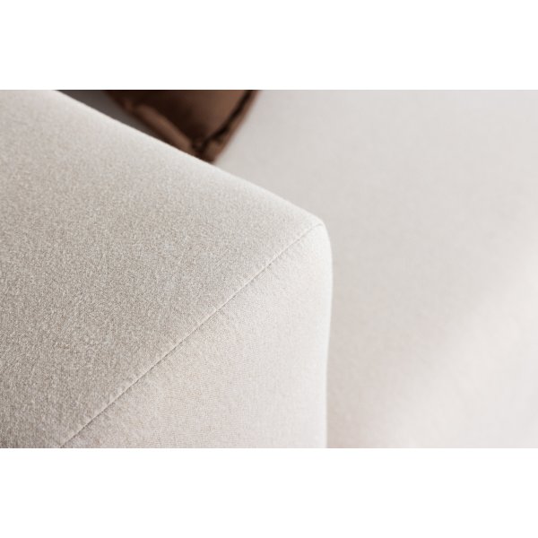 Canapé 3 places Lumi - Lin blanc Canapé 3 places Lumi - Lin blanc