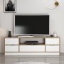 Elina TV-meubel - Wit/bruin