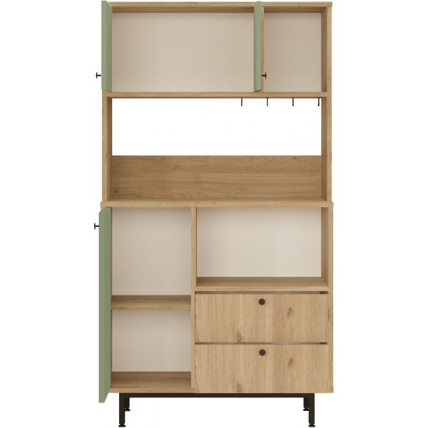 Royce köksskåp 3 - Ek/grön Royce köksskåp 3 - Ek/grön