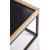 Vespa soffbord 100 x 60 cm - Beige/svart