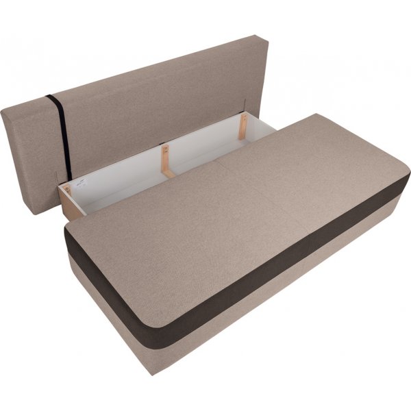 Canapé convertible 3 places Juno - Taupe Canapé convertible 3 places Juno - Taupe