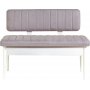 Vina 0701 matgrupp med soffa - Vit/ljusgr