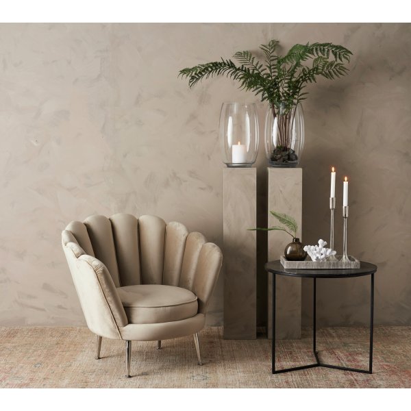 Venus fåtölj - Beige sammet Venus fåtölj - Beige sammet