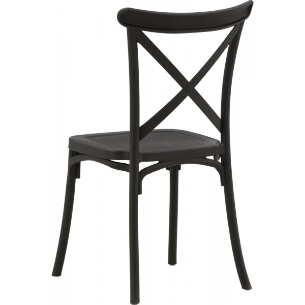 Chaise de salle à manger Crosett - Noir Chaise de salle à manger Crosett - Noir