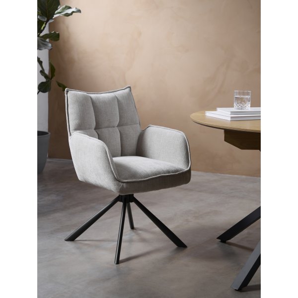 Choice fauteuil - Linnen/zwart Choice fauteuil - Linnen/zwart
