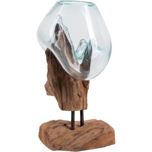 Vase goutte d\\\'eau San Marino / Teck/verre - 25 cm Vase goutte d\\\'eau San Marino / Teck/verre - 25 cm