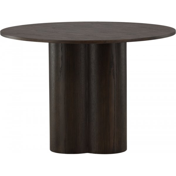 Table à manger ronde Olivia 110 cm en daim Table à manger ronde Olivia 110 cm en daim