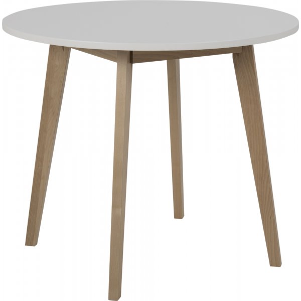 Raaf eettafel 90 cm - Wit