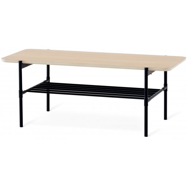 Torkelson Al soffbord 135 cm - Vitoljad ek