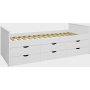 Alba sng med frvaring 90 x 200 cm - Vit