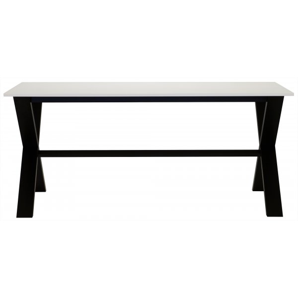 Artic matbord 140 cm - svart / vit Artic matbord 140 cm - svart / vit