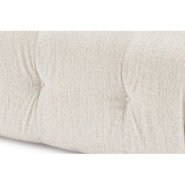 Blanca poef - Gebroken wit