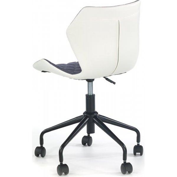 Chaise de bureau Albana - Blanc/gris Chaise de bureau Albana - Blanc/gris