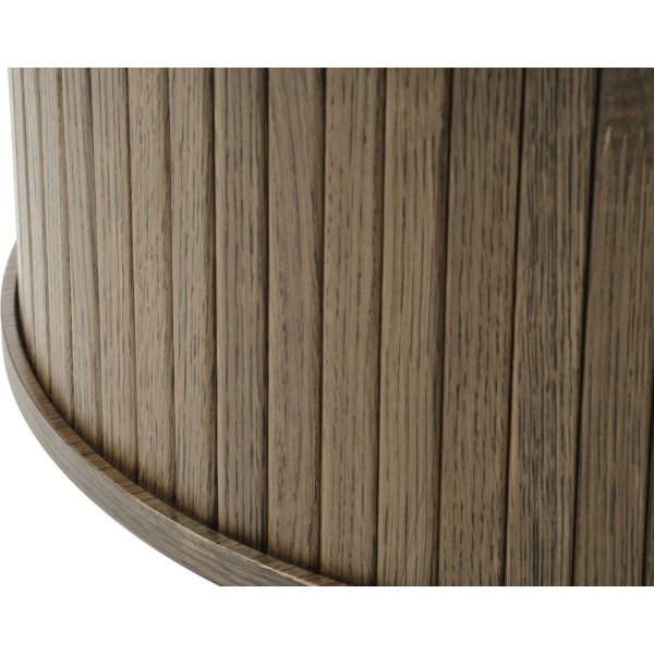 Table basse ronde Mood en chêne fumé Ø90 cm Table basse ronde Mood en chêne fumé Ø90 cm