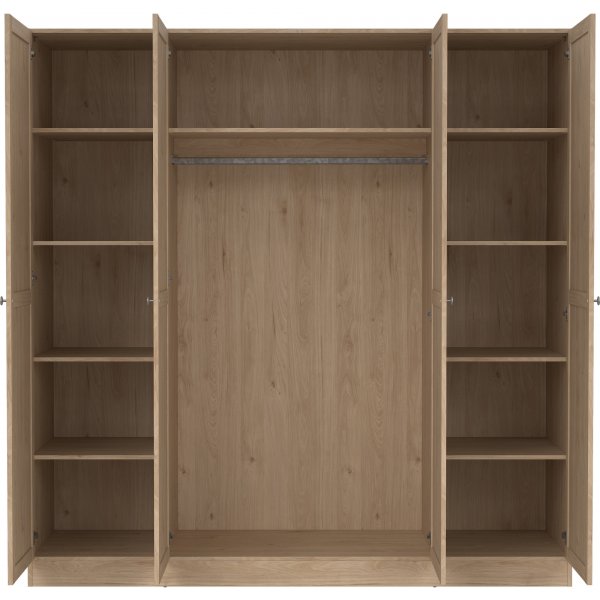 Armoire Billund à 4 portes - Hickory Armoire Billund à 4 portes - Hickory