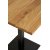 Table  manger Lignano 70 x 70 cm - Chne/noir