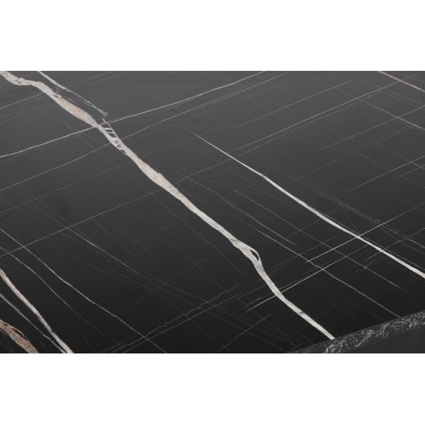 Table  manger Silva 120-187 x 74 cm - Noir