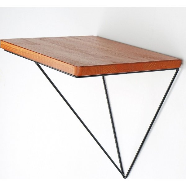 Walter wandplank 37 - Walnoot/zwart