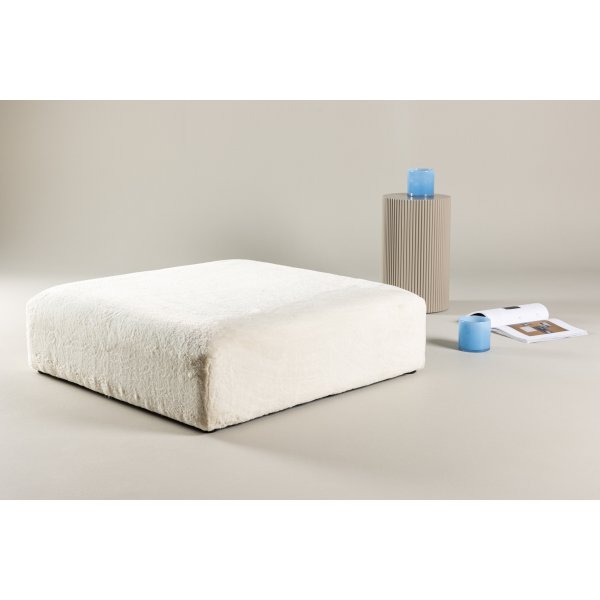 Pouf Davie - Beige/noir Pouf Davie - Beige/noir