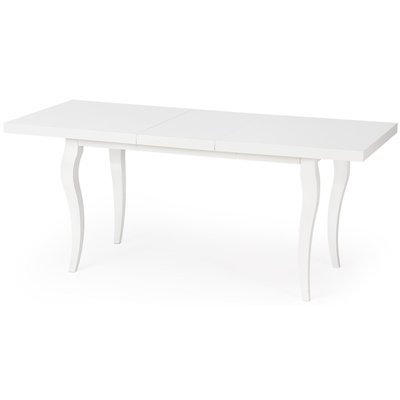 Lorens utdragbart matbord 160-240 cm - Vit Hgglans