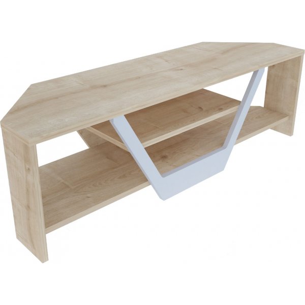 Banc multimdia Sare - Blanc/chne