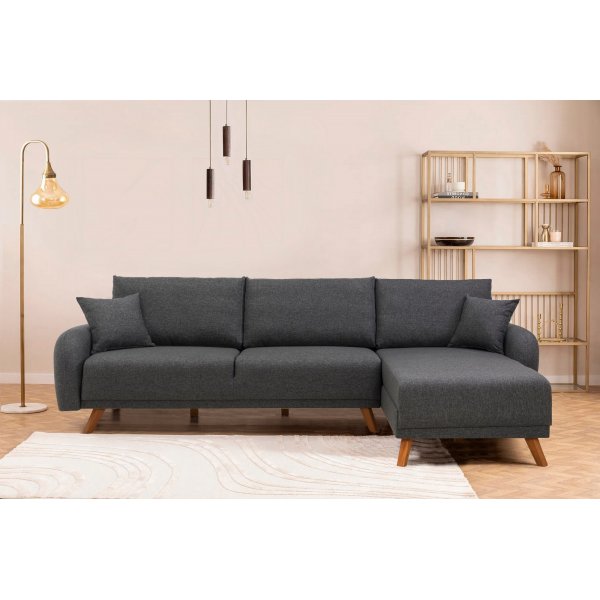 Kronos 2 divanbäddsoffa Antracit Kronos 2 divanbäddsoffa Antracit