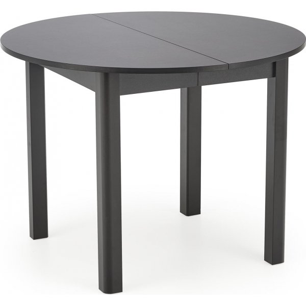 Berivan uitschuifbare eettafel 102-142 cm - Zwart