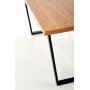 Gentofte matbord 160 cm - Ek/svart