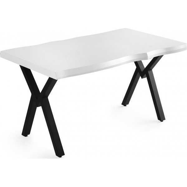 Efor matbord 140 cm - Vit