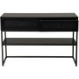 Raffels konsolbord 120 cm - Svart rotting