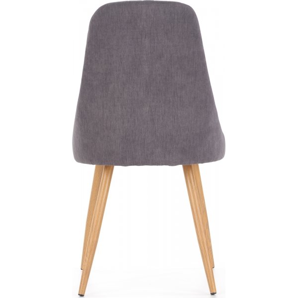 Chaise Jeremy - Gris Foncé & Aspect Chêne Chaise Jeremy - Gris Foncé & Aspect Chêne