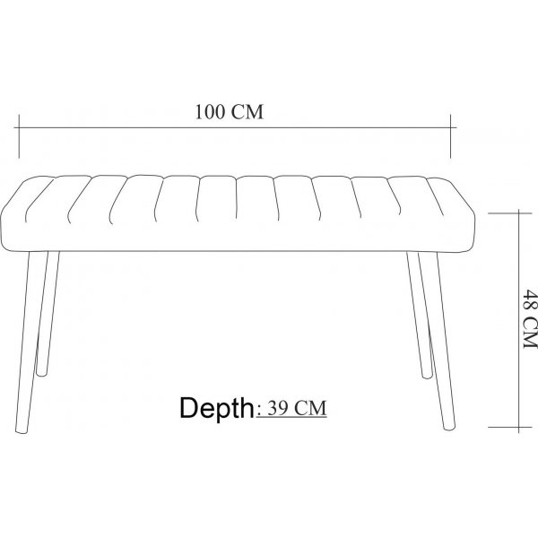 Banc Sture - Pin/anthracite