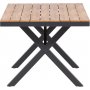 Garcia matbord 150 x 90 cm - Svart/Natur