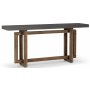 Artsome konsolbord 180 x 42 cm - tervunnet tr / Cement
