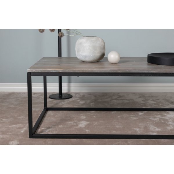 Table basse Kvarnsen 120 x 60 cm - Teck brun vintage