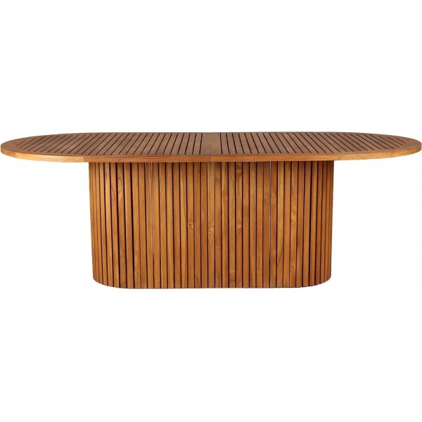 Han ovale tafel in teakhout 220x110 cm