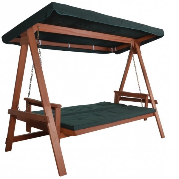 Hamac en bois avec dossier rabattable Hamac en bois avec dossier rabattable